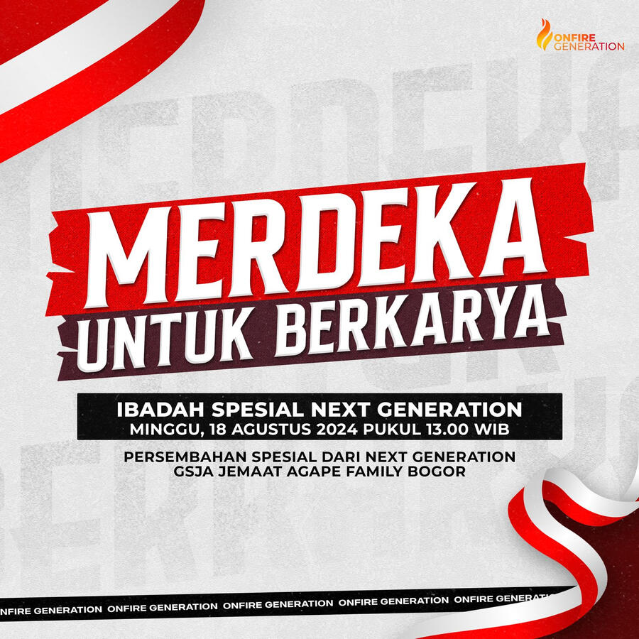 Poster Ibadah Spesial Next Generation